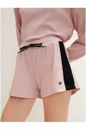 TOM TAILOR Laufhose Sport-Shorts in Waffeloptik rosa L