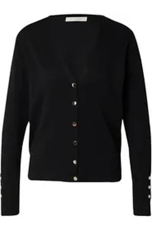Freequent Strickjacke KATIE (1-tlg) Plain/ohne Details schwarz L