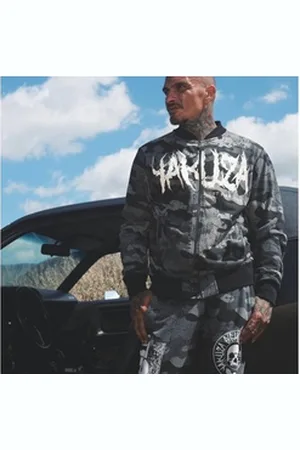 Yakuza Sweatjacke Tweak grau 4XL