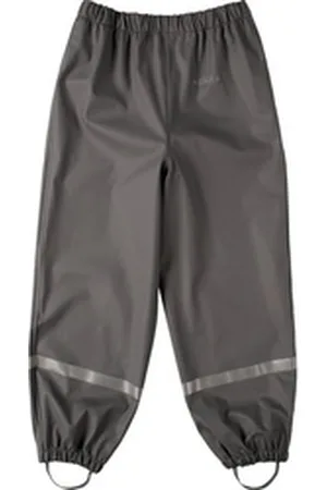 BMS Regen- und Matschhose Regenbundhose für Kinder 100% wasserdicht nachhaltig ideal für den Waldkindergarten grau