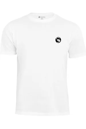 STARK SOUL T-Shirt T-Shirt Cotton Casual mit Logo weiß S