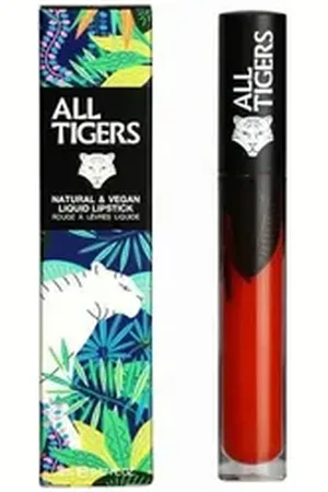 All Tigers Lippenstift Liquid Lipstick - 886 Orange Red 8ml