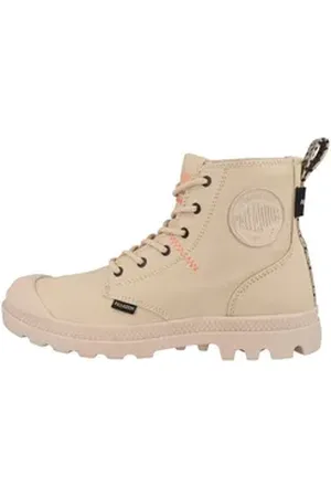 Palladium Pampa Hi Safari Damen Schnürboots beige 39 EU
