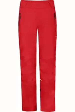 Bergson Regenhose NALLE COMFORT Kinder (Über) Regenhose, elastischer Bund, 12000 mm Wassersäule, Net rot 140