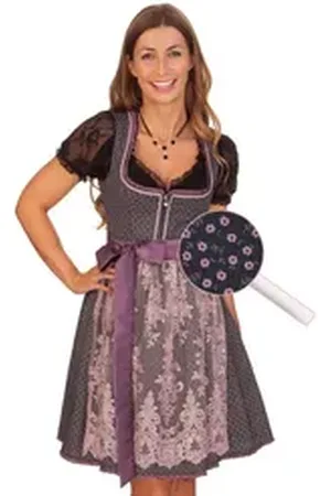 Alpenfee Dirndl Mini Dirndl 2tlg. - VALERIE - lila lila 30