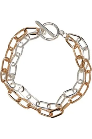 Urban classics Bettelarmband Unisex Bicolor Layering Bracelet goldfarben L/XL