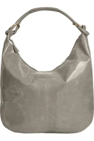 Bruno Banani Shopper, echt Leder grau