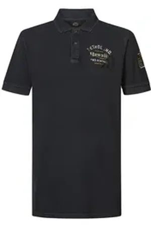 Petrol Industries Poloshirt Polo Poloshirt Meander (1-tlg., 1) schwarz M