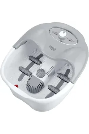 Adler Fußmassagegerät AD 2167, Fußmassage, Wärmemassagefunktion, Blasen, Vibration, Trocken grau