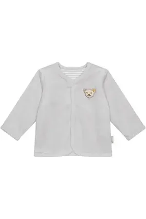 Steiff Outdoorjacke Wendejacke GOTS Baby Wellness grau 74