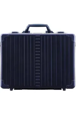 Aleon Aktentasche Attache, Aluminium blau