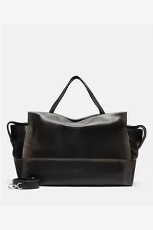 liebeskind Henkeltasche Weekender aus Leder schwarz