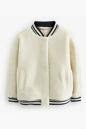 Next Collegejacke Varsity Borg-Bomberjacke (1-St) beige 110 (5 J.)