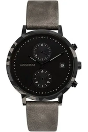 Watchpeople Multifunktionsuhr Cosmo Camouflage WP 051-03, flach, Datumsanzeige, Dual-Time, easy release Band
