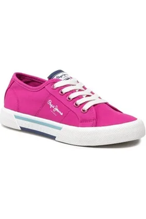 Pepe Jeans Sneakers aus Stoff Brady Girl Basic PGS30543 Fresh Fuchsia 347 Sneaker rosa