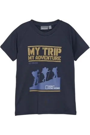 Color Kids T-Shirt COT-shirt W. Print - S/S, Boy Kids Quick Dry T-Shirt grau 116