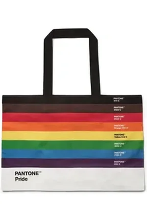 Pantone Strandtasche 100% Baumwolle, L 59 cm x H 41,5 cm, kleine Innentasche mit Reißverschluss bunt