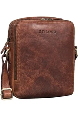 STILORD Schultertasche "Tobias" Kleine Herrenhandtasche