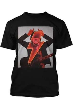 AC/DC T-Shirt Angus Finger Horns schwarz M