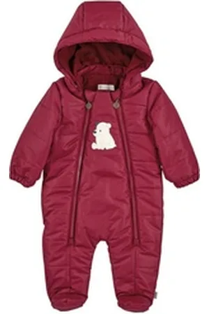 Sterntaler ® Schneeoverall ® Baby Mädchen Schneeanzug Elia rot 74