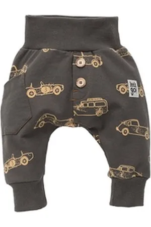 Pinókio Pumphose Haremshose Schlupfhose Autos gemustert » Babyhose (1-tlg) LET ́S GO Patch grau 68