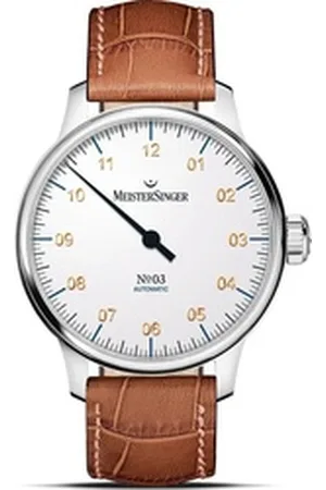 MeisterSinger Automatikuhr N° 03 Herren Automatikuhr weiß