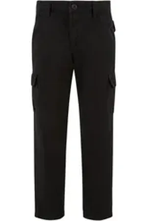 Urban classics Jerseyhose Boys Straight Leg Cargo Pants schwarz 134/140