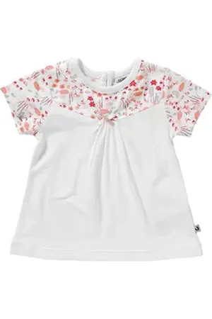 Jacky Kurzarmshirt T-Shirt Mädchen ver. Modelle (1-tlg) Sommer T-Shirt, Baumwollshirt, BabyGirl weiß 86