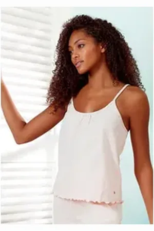 QS by s.Oliver Ripptanktop mit Babylocksaum rosa 32 (34)