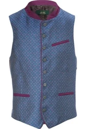 Wiesnkönig Funktionsweste Weste Tobias (1-tlg) blau 48