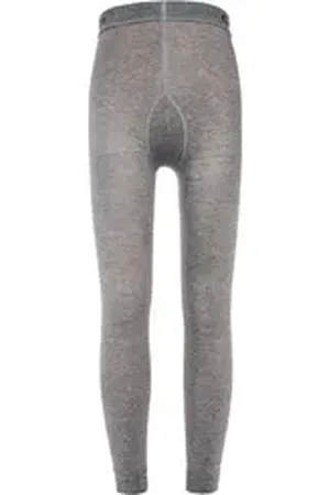 Ewers Strickstrumpfleggings Legging Uni grau 122-128