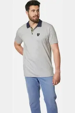 Charles Colby Poloshirt EARL BARTHOLOW im modischen Jacquardmuster grün 6XL (76/78)
