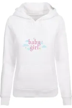 miss tee Mister Tee Ladies Kapuzenpullover Baby Girl Hoody weiß S