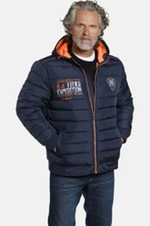 Jan Vanderstorm Outdoorjacke EGGERT warme Winterjacke blau XL (56)