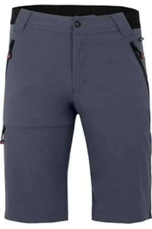 Bergson Outdoorhose ARRESÖ COMFORT Bermuda Herren Wandershorts, leicht, strapazierfähig, Normalgrößen, grau/blau blau|bunt|grau 60