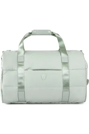 Heys Reisetasche The Puffer Duffle Bag, Weekender Duffle Bag Schuhfach Aufstecksystem grün