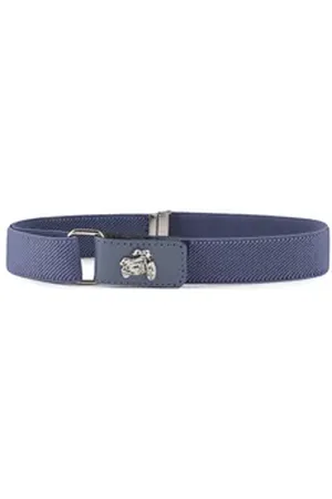 Ladeheid Stoffgürtel Jungen Gürtel Elastik-Gürtel 1-6 Jahre 34-65 cm P15S blau