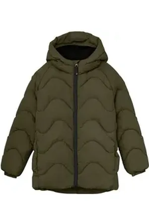 Color Kids Steppjacke COJacket W. Hood - Quilt modische Steppjacke grün 140