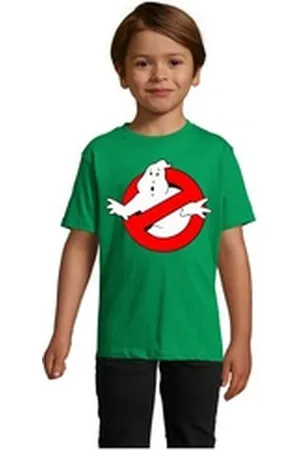Blondie & Brownie T-Shirt Kinder Jungen & Mädchen Ghostbusters Ghost Geister Geisterjäger in vielen Farben grün 96/104