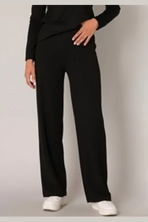 Base Level Treggings Yarah mit elastischem Bund schwarz 40
