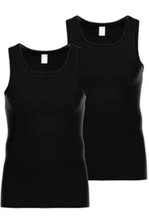 Ammann Unterhemd Jeans Unterhemd (2-St., 2 Stück) mit Streifen grau 7