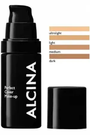 ALCINA Make-up Perfect Cover Make-up light 30 ml, besitzt hohe Deckkraft, ist leicht, verleiht ein seidenmattes Finish