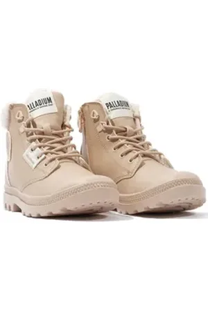 Palladium PAMPA HI SNOW WARM Winterboots Winterschuhe, Winterstiefel, Snowboots, wasserabweisend & gefüttert beige|braun 36 EU