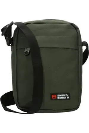 Enrico Benetti Umhängetasche Herren Crossbody Tasche (Schultertasche, kleine Herrentasche zum Umhängen), schwarz grün