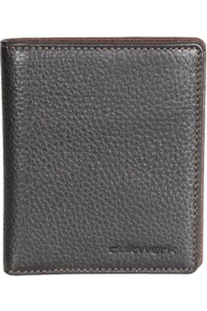 brown bear Geldbörse Cultwerk Modell IV für Herren aus Echtleder mit 5 Kartenfächern, mit Card Pull Funktion und RFID-Schutz Farbe Schwarz Braun braun|schwarz