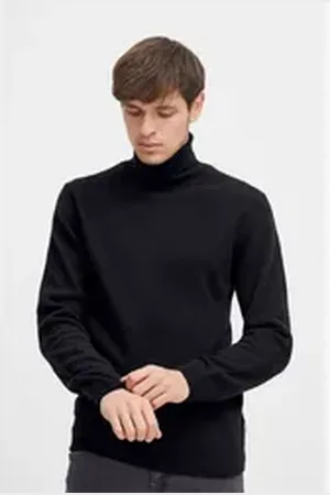Casual Friday Rollkragenpullover CFKarl Klassischer Rollkragenpullover schwarz XXL