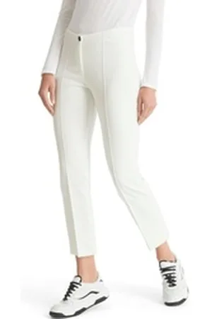 Marc Cain 7/8-Hose "Collection Essential" Premium Damenmode 7/8 Hose aus feinem Jersey weiß 3 (38)
