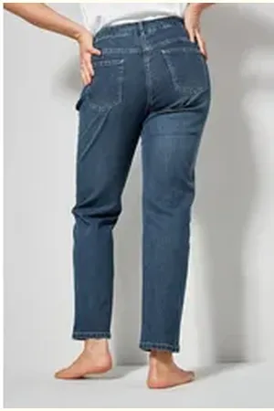 Dollywood Röhrenjeans Jeans Slim Fit 5-Pocket Stretchkomfort blau|grün 88