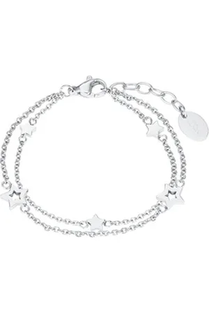 QS by s.Oliver Junior Armband Sterne, 2036452 silberfarben