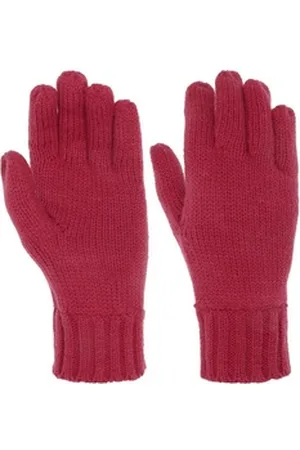 Seeberger Strickhandschuhe (1-St) Strickhandschuhe rot